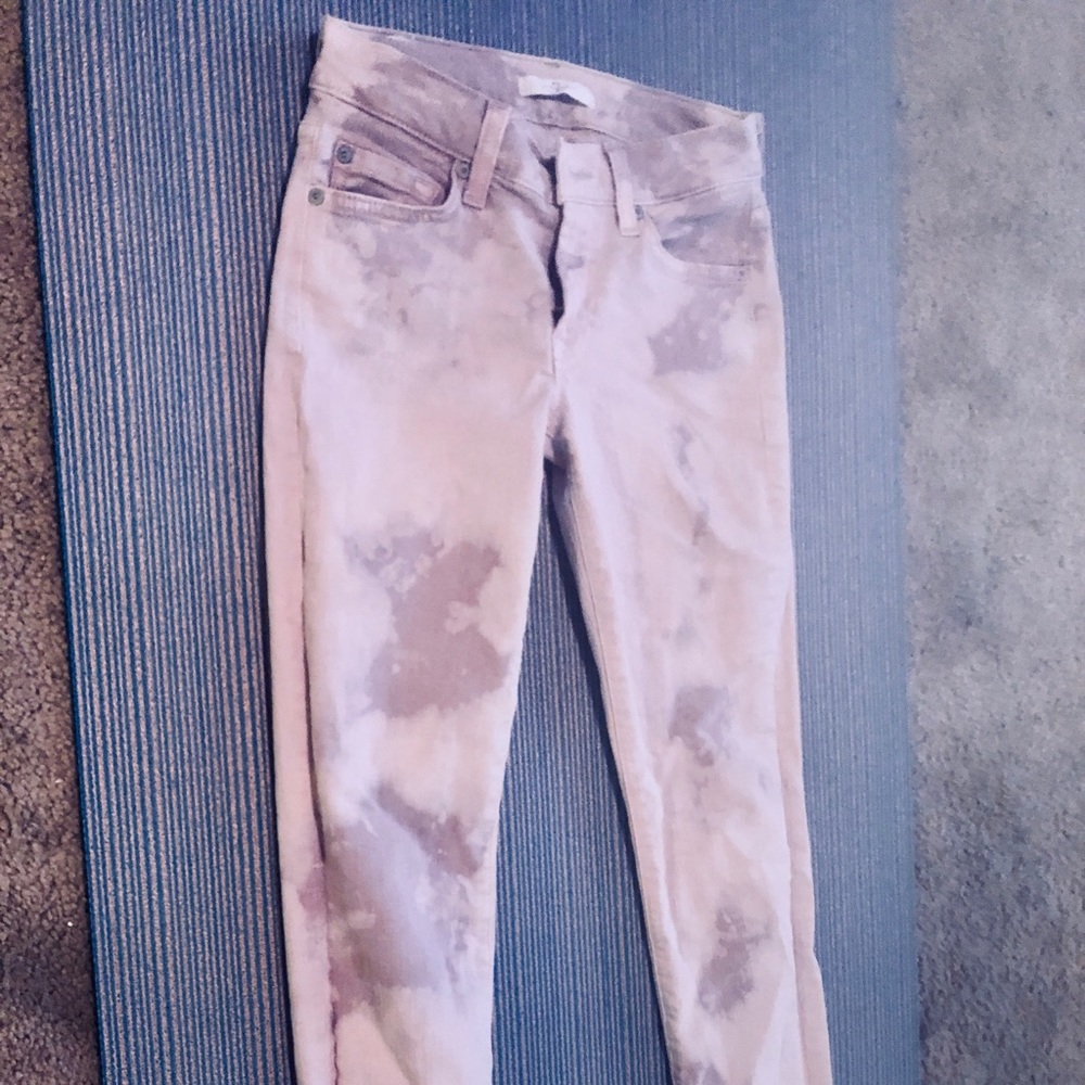 Capri pink 7 for all mankind jeans size 23